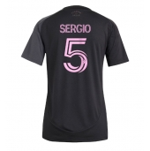 Inter Miami Sergio Busquets #5 Uit tenue voor Dames 2025-26 Korte Mouwen