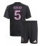 Inter Miami Sergio Busquets #5 Uit tenue voor kinderen 2025-26 Korte Mouwen (+ broek)