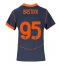 Inter Milan Alessandro Bastoni #95 Derde tenue voor Dames 2025-26 Korte Mouwen