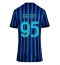 Inter Milan Alessandro Bastoni #95 Thuis tenue voor Dames 2025-26 Korte Mouwen
