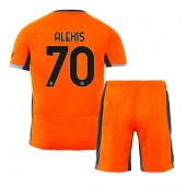 Inter Milan Alexis Sanchez #70 Derde tenue voor kinderen 2023-24 Korte Mouwen (+ broek)
