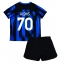 Inter Milan Alexis Sanchez #70 Thuis tenue voor kinderen 2023-24 Korte Mouwen (+ broek)