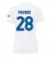 Inter Milan Benjamin Pavard #28 Uit tenue voor Dames 2023-24 Korte Mouwen
