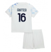 Inter Milan Davide Frattesi #16 Uit tenue voor kinderen 2025-26 Korte Mouwen (+ broek)