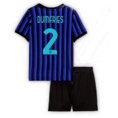 Inter Milan Denzel Dumfries #2 Thuis tenue voor kinderen 2025-26 Korte Mouwen (+ broek)
