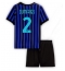 Inter Milan Denzel Dumfries #2 Thuis tenue voor kinderen 2025-26 Korte Mouwen (+ broek)