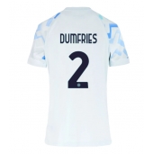 Inter Milan Denzel Dumfries #2 Uit tenue voor Dames 2025-26 Korte Mouwen