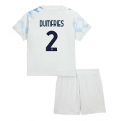 Inter Milan Denzel Dumfries #2 Uit tenue voor kinderen 2025-26 Korte Mouwen (+ broek)