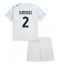 Inter Milan Denzel Dumfries #2 Uit tenue voor kinderen 2025-26 Korte Mouwen (+ broek)