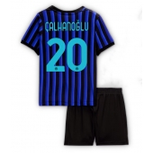 Inter Milan Hakan Calhanoglu #20 Thuis tenue voor kinderen 2025-26 Korte Mouwen (+ broek)