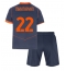 Inter Milan Henrikh Mkhitaryan #22 Derde tenue voor kinderen 2025-26 Korte Mouwen (+ broek)