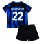 Inter Milan Henrikh Mkhitaryan #22 Thuis tenue voor kinderen 2023-24 Korte Mouwen (+ broek)