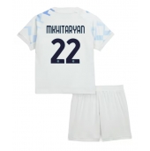Inter Milan Henrikh Mkhitaryan #22 Uit tenue voor kinderen 2025-26 Korte Mouwen (+ broek)