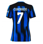 Inter Milan Juan Cuadrado #7 Thuis tenue voor Dames 2023-24 Korte Mouwen