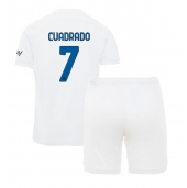 Inter Milan Juan Cuadrado #7 Uit tenue voor kinderen 2023-24 Korte Mouwen (+ broek)