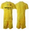 Inter Milan Keeper Uit tenue voor kinderen 2024-25 Korte Mouwen (+ broek)