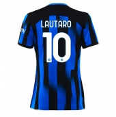 Inter Milan Lautaro Martinez #10 Thuis tenue voor Dames 2023-24 Korte Mouwen