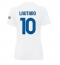 Inter Milan Lautaro Martinez #10 Uit tenue voor Dames 2023-24 Korte Mouwen