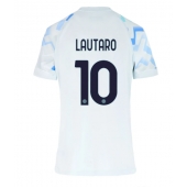 Inter Milan Lautaro Martinez #10 Uit tenue voor Dames 2025-26 Korte Mouwen