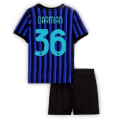 Inter Milan Matteo Darmian #36 Thuis tenue voor kinderen 2025-26 Korte Mouwen (+ broek)
