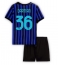 Inter Milan Matteo Darmian #36 Thuis tenue voor kinderen 2025-26 Korte Mouwen (+ broek)