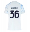 Inter Milan Matteo Darmian #36 Uit tenue voor Dames 2025-26 Korte Mouwen