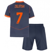 Inter Milan Piotr Zielinski #7 Derde tenue voor kinderen 2025-26 Korte Mouwen (+ broek)
