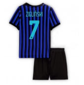 Inter Milan Piotr Zielinski #7 Thuis tenue voor kinderen 2025-26 Korte Mouwen (+ broek)
