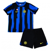 Inter Milan Thuis tenue voor kinderen 2023-24 Korte Mouwen (+ broek)