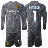 Inter Milan Yann Sommer #1 Keeper Derde tenue voor kinderen 2024-25 Lange Mouwen (+ broek)