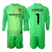 Inter Milan Yann Sommer #1 Keeper Derde tenue voor kinderen 2025-26 Lange Mouwen (+ broek)