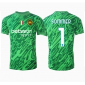Inter Milan Yann Sommer #1 Keeper Thuis tenue 2024-25 Korte Mouwen