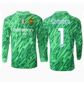 Inter Milan Yann Sommer #1 Keeper Thuis tenue 2024-25 Lange Mouwen