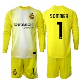 Inter Milan Yann Sommer #1 Keeper Uit tenue voor kinderen 2025-26 Lange Mouwen (+ broek)