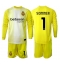 Inter Milan Yann Sommer #1 Keeper Uit tenue voor kinderen 2025-26 Lange Mouwen (+ broek)