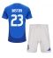 Italië Alessandro Bastoni #23 Thuis tenue voor kinderen EK 2024 Korte Mouwen (+ broek)