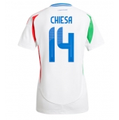 Italië Federico Chiesa #14 Uit tenue voor Dames EK 2024 Korte Mouwen