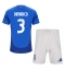Italië Federico Dimarco #3 Thuis tenue voor kinderen EK 2024 Korte Mouwen (+ broek)