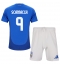 Italië Gianluca Scamacca #9 Thuis tenue voor kinderen EK 2024 Korte Mouwen (+ broek)