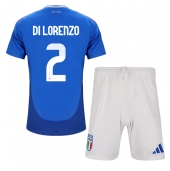 Italië Giovanni Di Lorenzo #2 Thuis tenue voor kinderen EK 2024 Korte Mouwen (+ broek)
