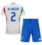 Italië Giovanni Di Lorenzo #2 Uit tenue voor kinderen EK 2024 Korte Mouwen (+ broek)