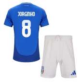 Italië Jorginho Frello #8 Thuis tenue voor kinderen EK 2024 Korte Mouwen (+ broek)