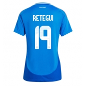 Italië Mateo Retegui #19 Thuis tenue voor Dames EK 2024 Korte Mouwen