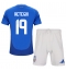 Italië Mateo Retegui #19 Thuis tenue voor kinderen EK 2024 Korte Mouwen (+ broek)
