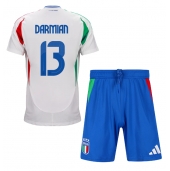 Italië Matteo Darmian #13 Uit tenue voor kinderen EK 2024 Korte Mouwen (+ broek)