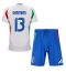 Italië Matteo Darmian #13 Uit tenue voor kinderen EK 2024 Korte Mouwen (+ broek)