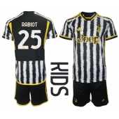 Juventus Adrien Rabiot #25 Thuis tenue voor kinderen 2023-24 Korte Mouwen (+ broek)