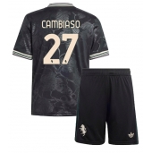 Juventus Andrea Cambiaso #27 Derde tenue voor kinderen 2025-26 Korte Mouwen (+ broek)