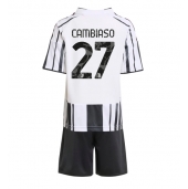 Juventus Andrea Cambiaso #27 Thuis tenue voor kinderen 2025-26 Korte Mouwen (+ broek)