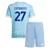 Juventus Andrea Cambiaso #27 Uit tenue voor kinderen 2025-26 Korte Mouwen (+ broek)